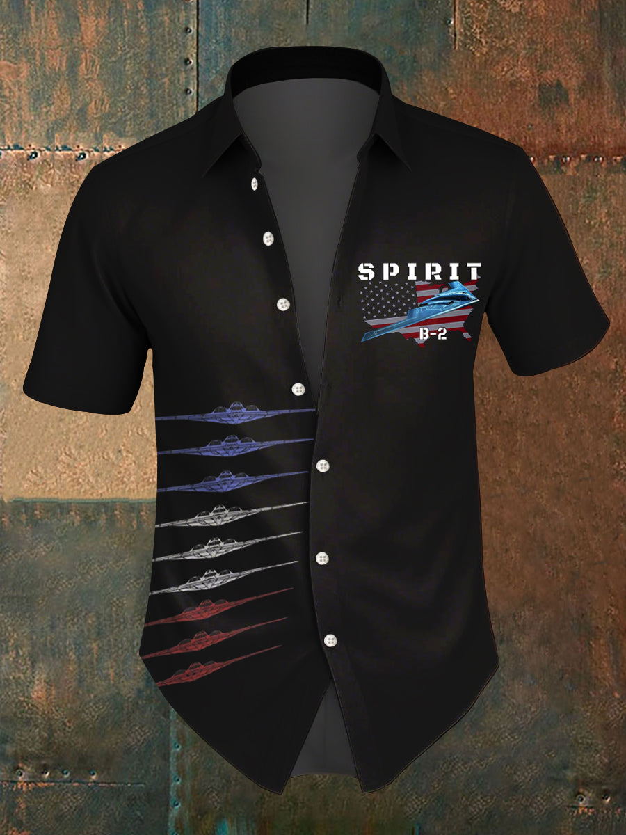 Men's B-2 Spirit Air Force short sleeve shirt