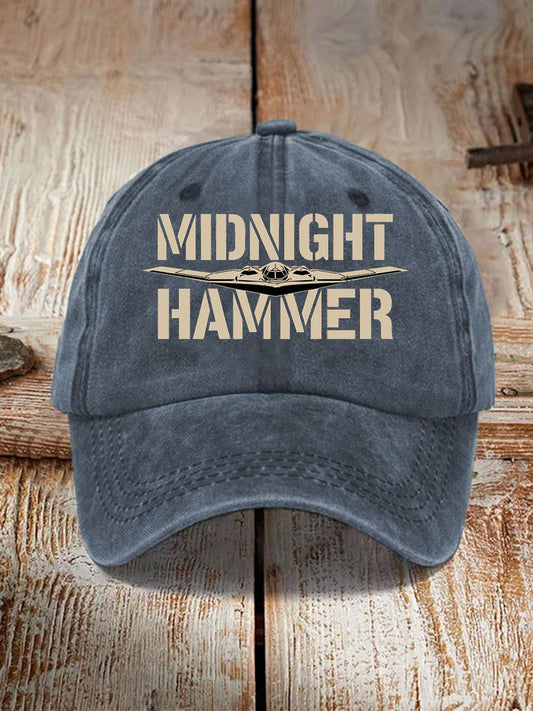 Unisex Operation Midnight Hammer B-2 Spirit Print Hat