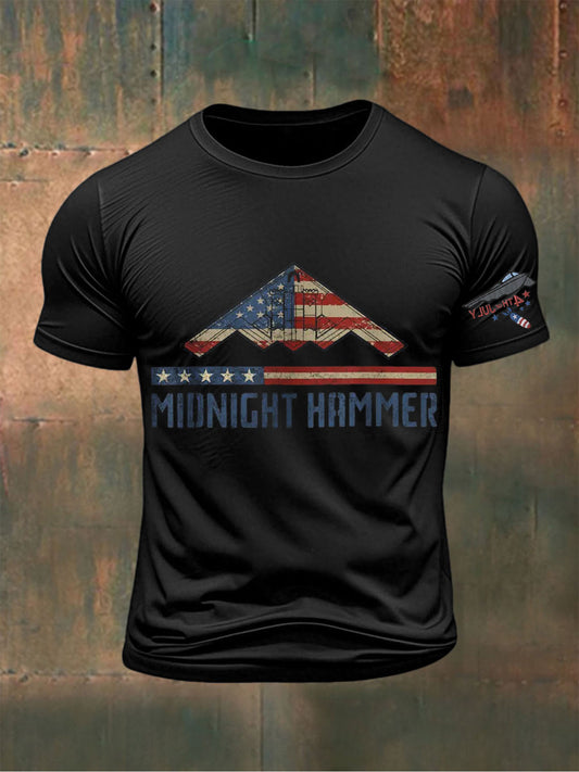 Men's Midnight Hammer B-2 Spirit Printed T-shirt