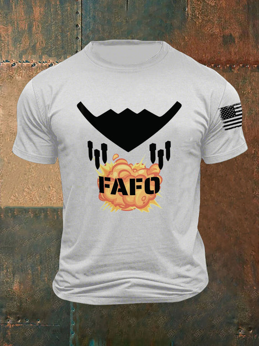 Men's FAFO B-2 Spirit short sleeves t-shirt
